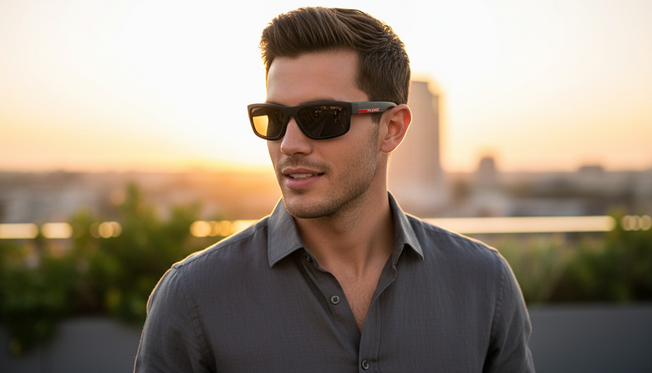 Vorderansicht Prada Linea Rossa PS 05ZS (DG006F)