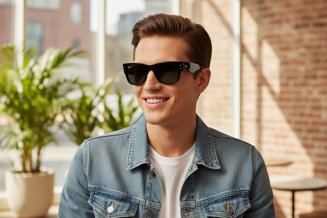 Vorderansicht Ray-Ban MEGA WAYFARER (RB0840S - 6826J5)