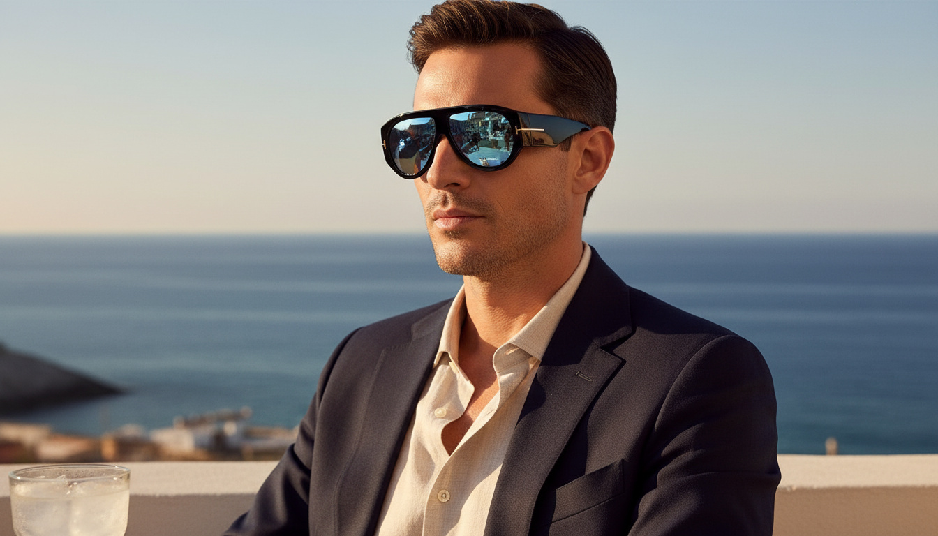 Vorderansicht Tom Ford BRONSON (FT1044 - 01V)