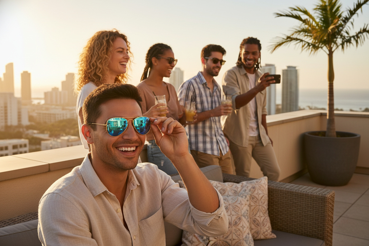 Vorderansicht Ray-Ban AVIATOR LARGE METAL (RB3025 - 112/17)