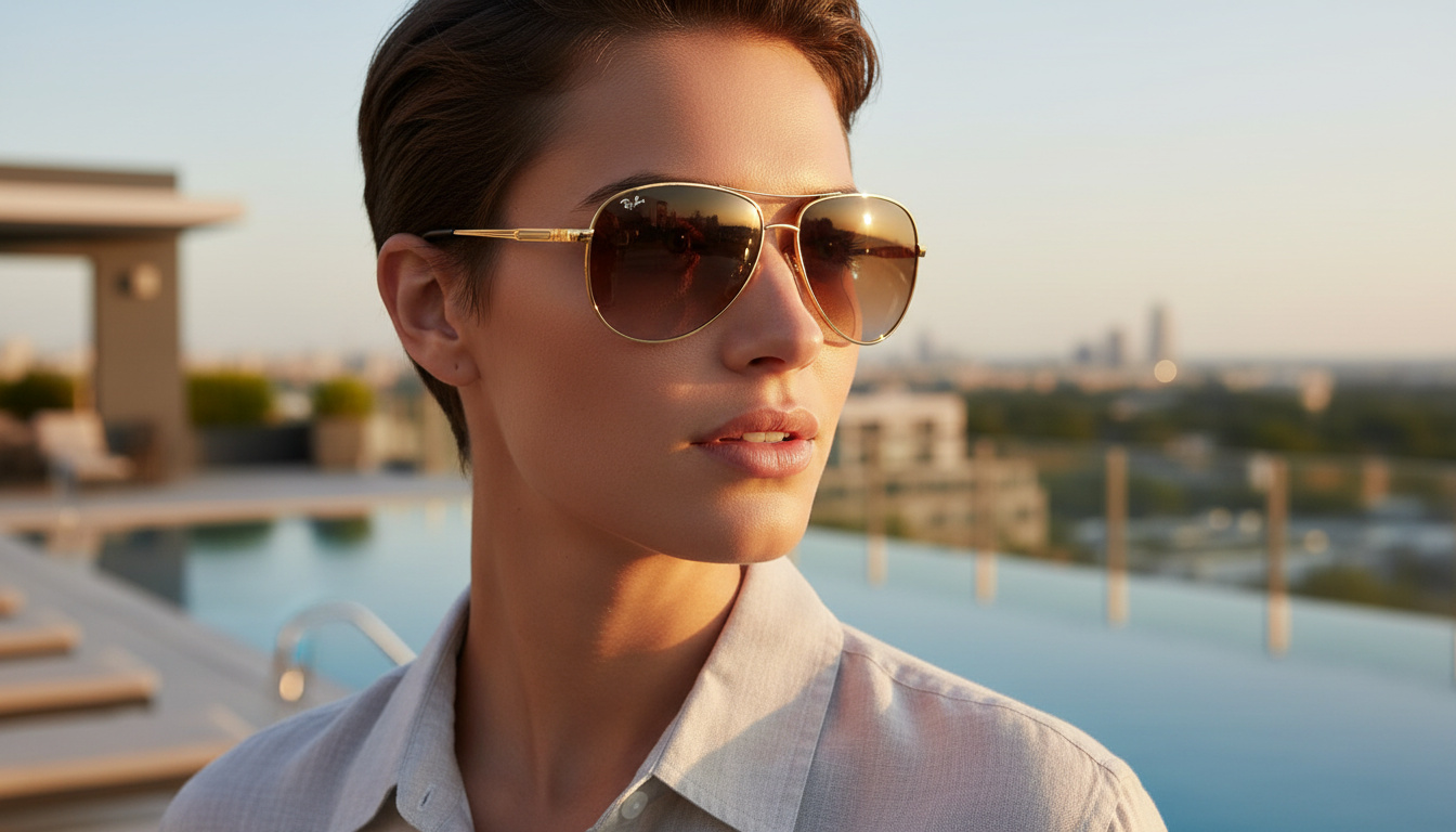 Vorderansicht Ray-Ban CARBON FIBRE (RB8313 - 001/51)