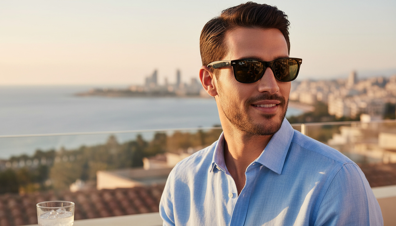 Vorderansicht Ray-Ban NEW WAYFARER (RB2132 - 901L)