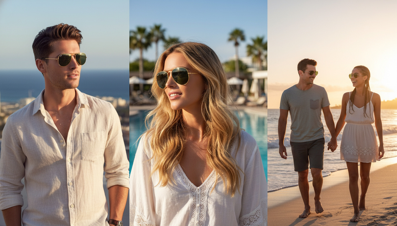 Vorderansicht Ray-Ban AVIATOR LARGE METAL (RB3025 - 181)