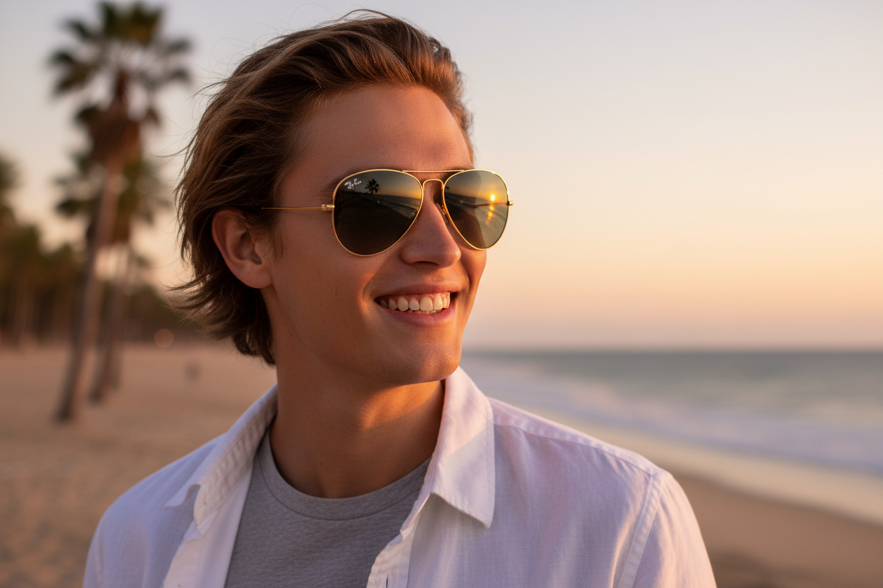 Vorderansicht Ray-Ban AVIATOR LARGE METAL (RB3025 - 181/71)