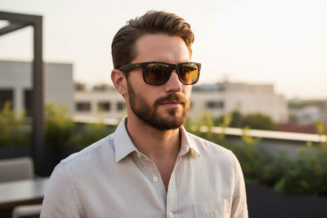 Vorderansicht Ray-Ban JUSTIN (RB4165 - 865/T5)