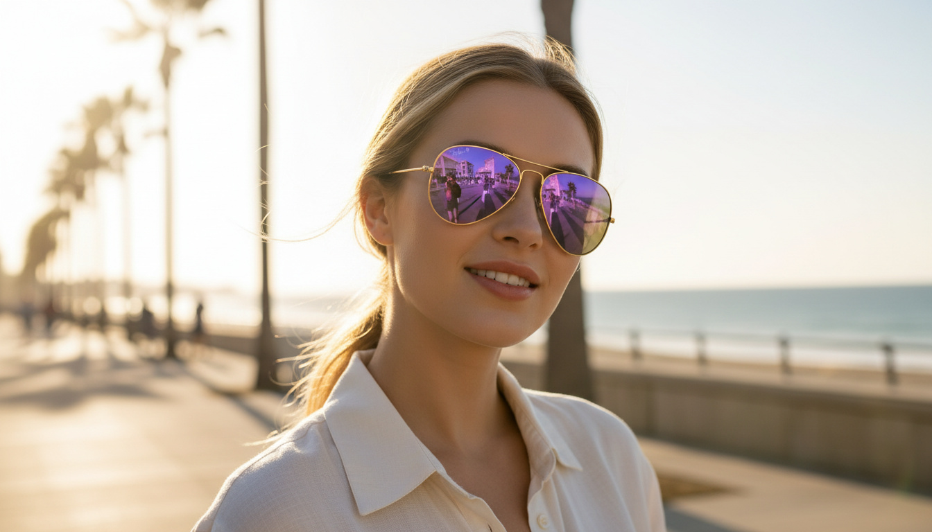 Vorderansicht Ray-Ban AVIATOR LARGE METAL (RB3025 - 112/1Q)