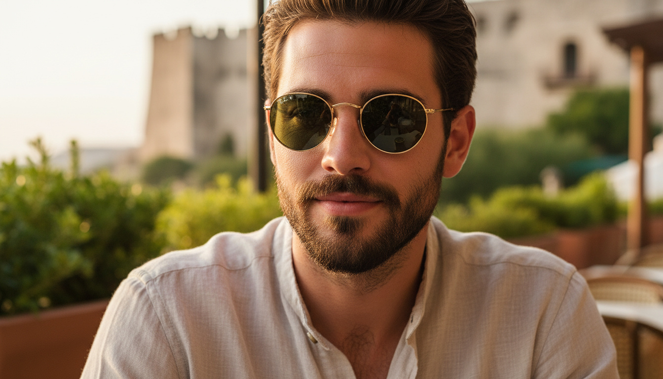 Vorderansicht Ray-Ban ROUND METAL (RB3447 - 112/58)