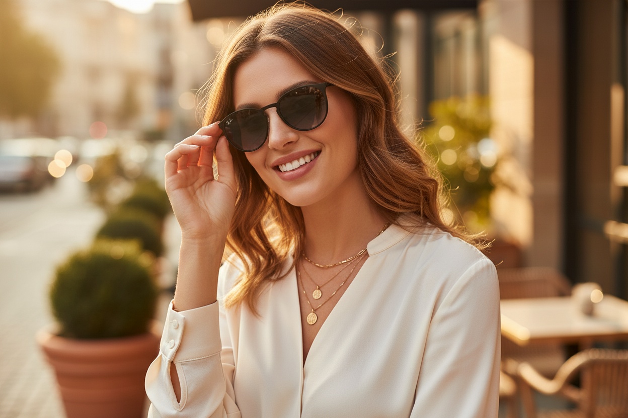 Vorderansicht Ray-Ban ERIKA METAL (RB3539 - 002/8G)