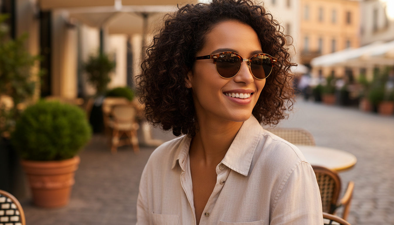 Vorderansicht Ray-Ban CLUBROUND (RB4246 - 1160)