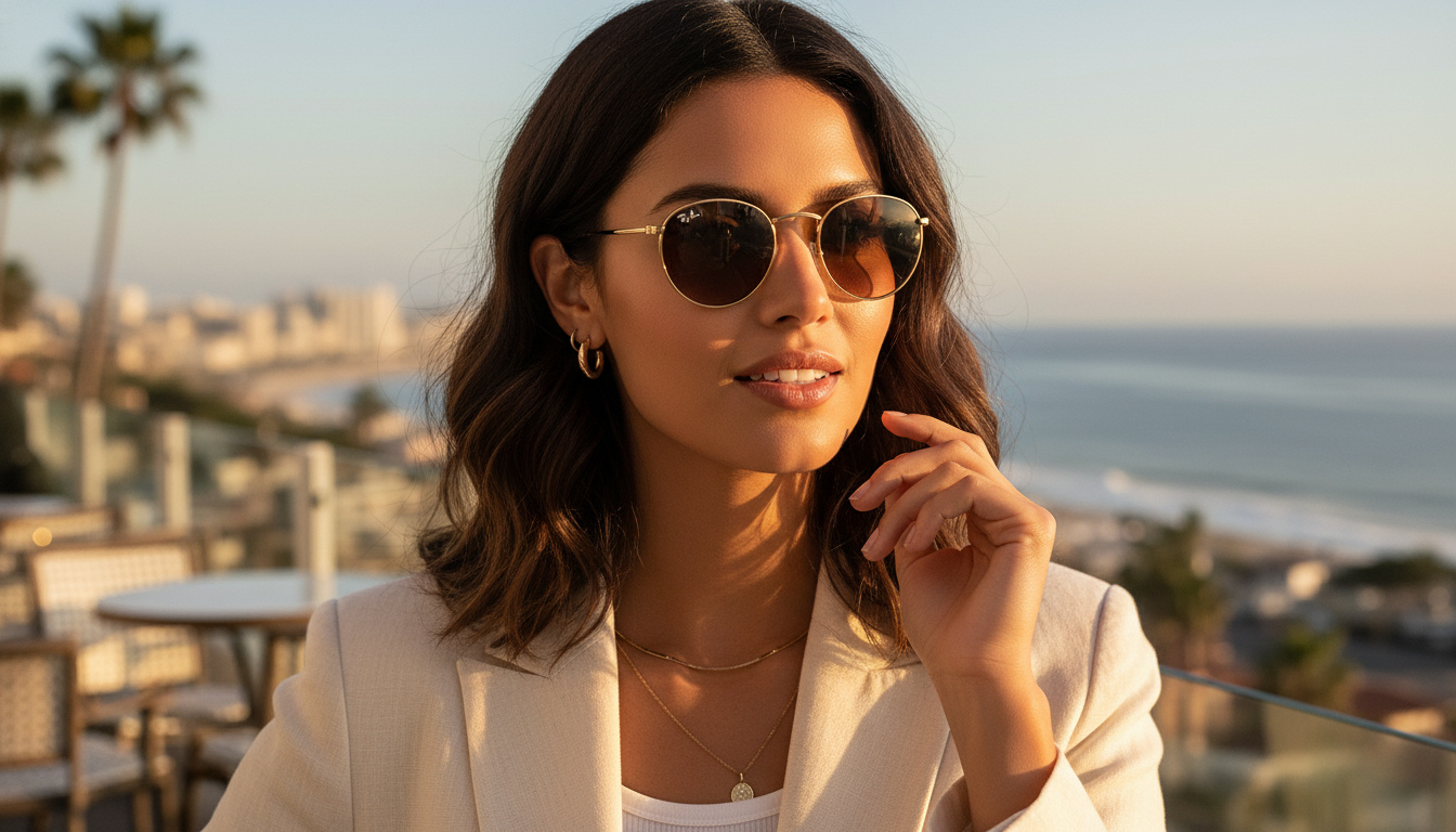 Vorderansicht Ray-Ban ROUND METAL (RB3447 - 9001A5)