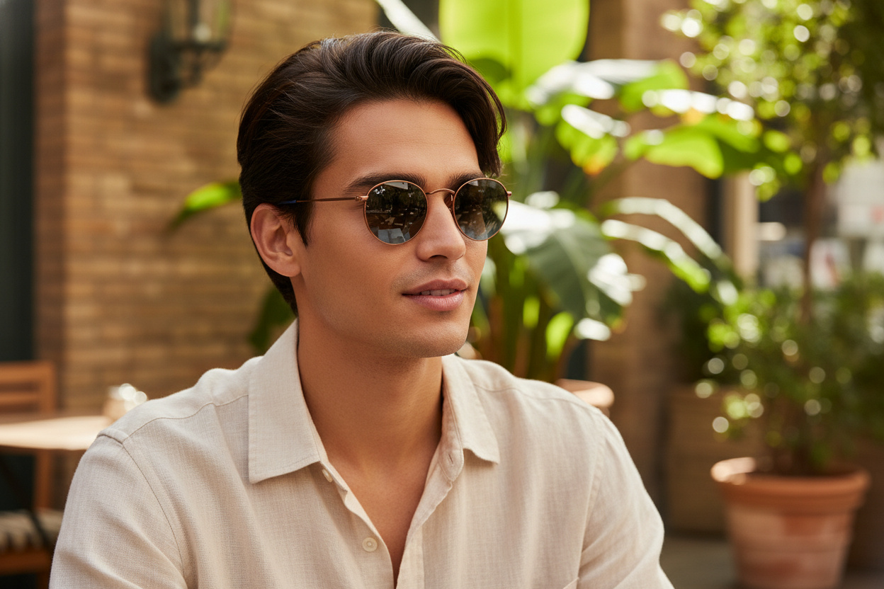 Vorderansicht Ray-Ban ROUND METAL (RB3447 - 900396)