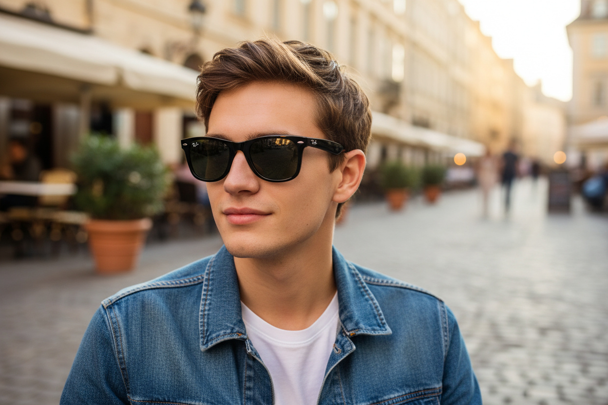 Vorderansicht Ray-Ban WAYFARER (RB2140 - 901)