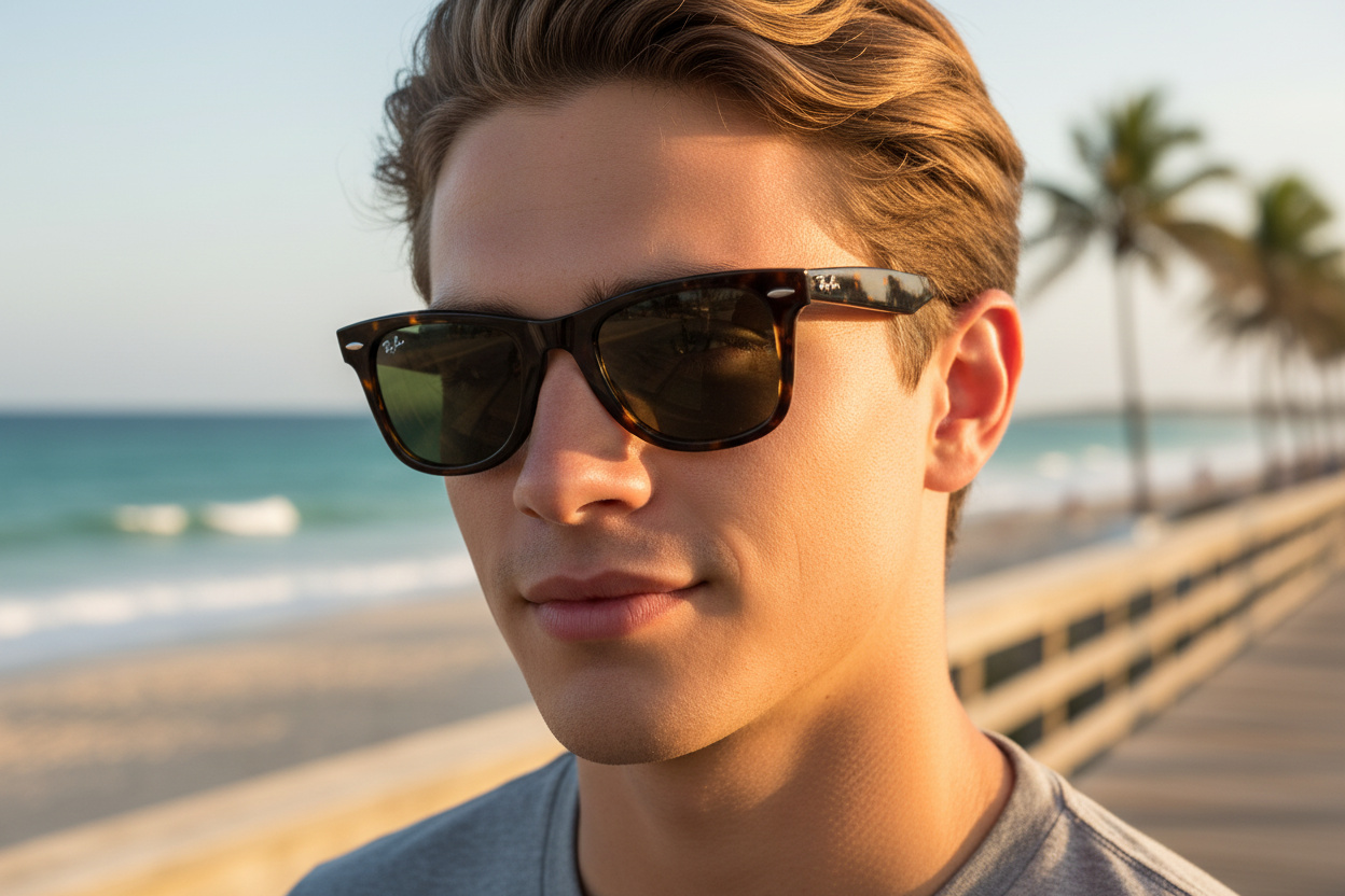 Vorderansicht Ray-Ban WAYFARER (RB2140 - 902)