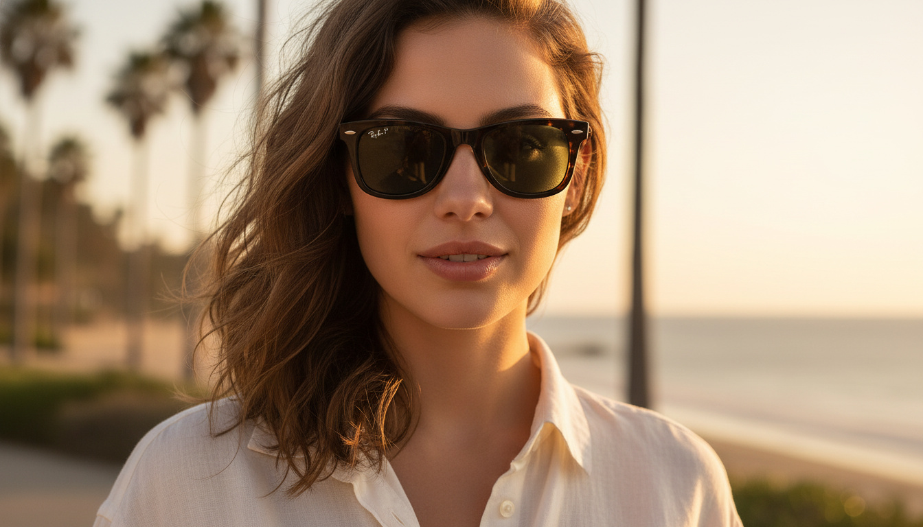 Vorderansicht Ray-Ban WAYFARER (RB2140 - 902/58)