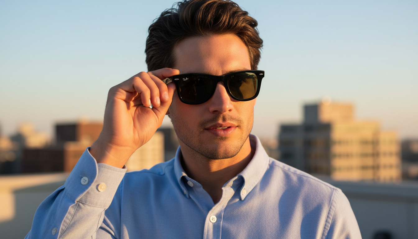 Vorderansicht Ray-Ban WAYFARER (RB4340 - 601)