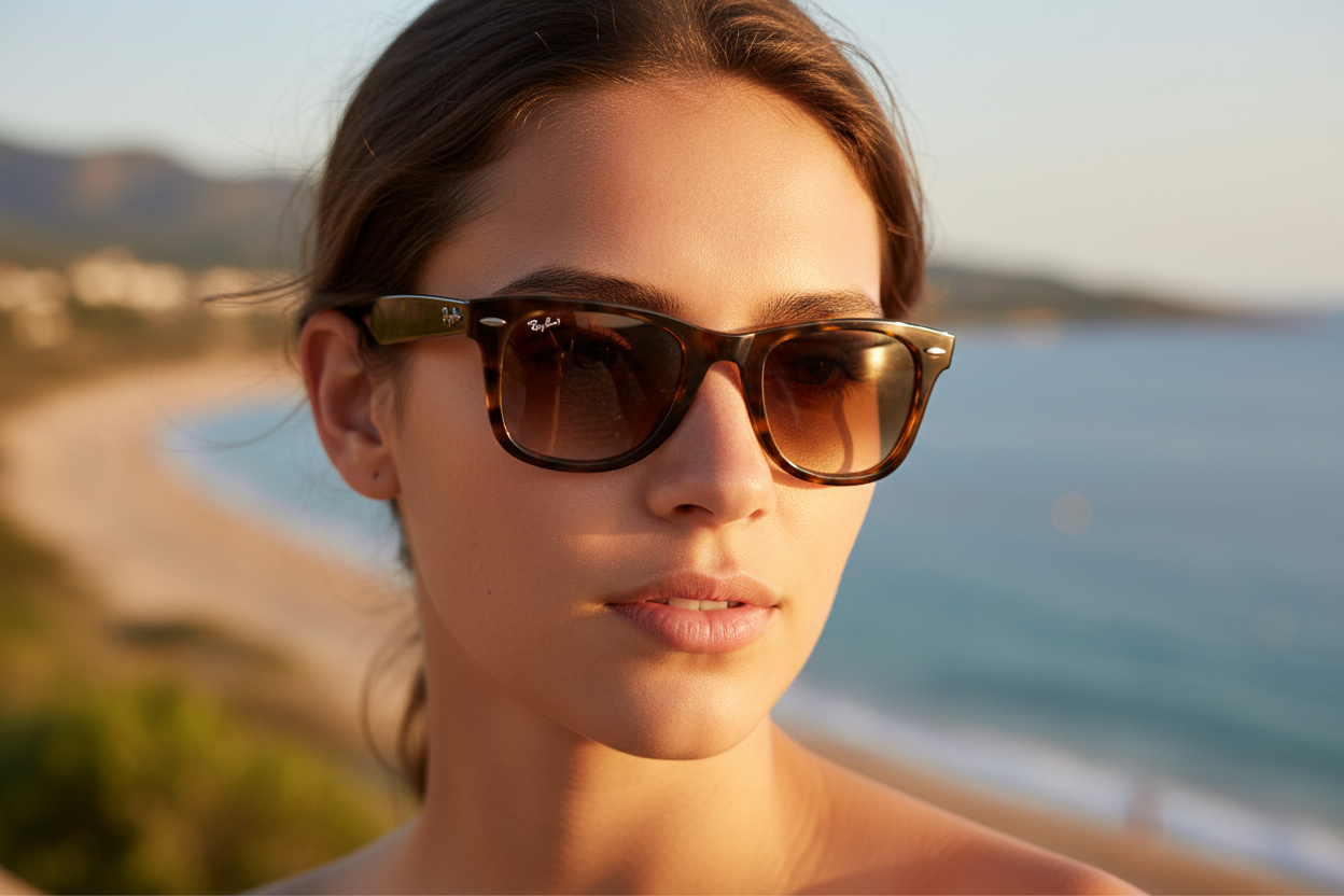 Vorderansicht Ray-Ban WAYFARER (RB4340 - 710/51)