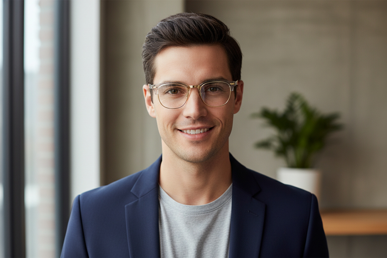 Vorderansicht Ray-Ban CLUBMASTER (RX5154 - 5762)