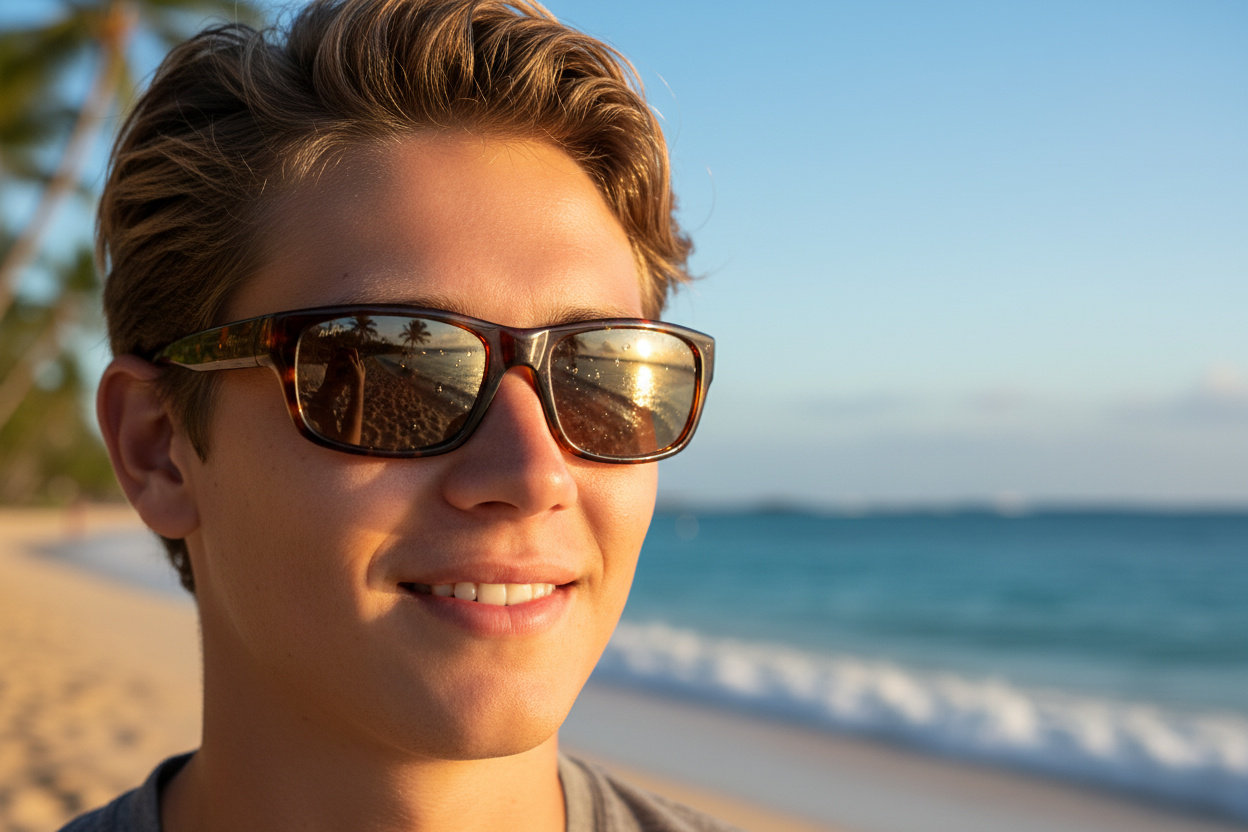 Vorderansicht Maui Jim Stingray (H103-10)