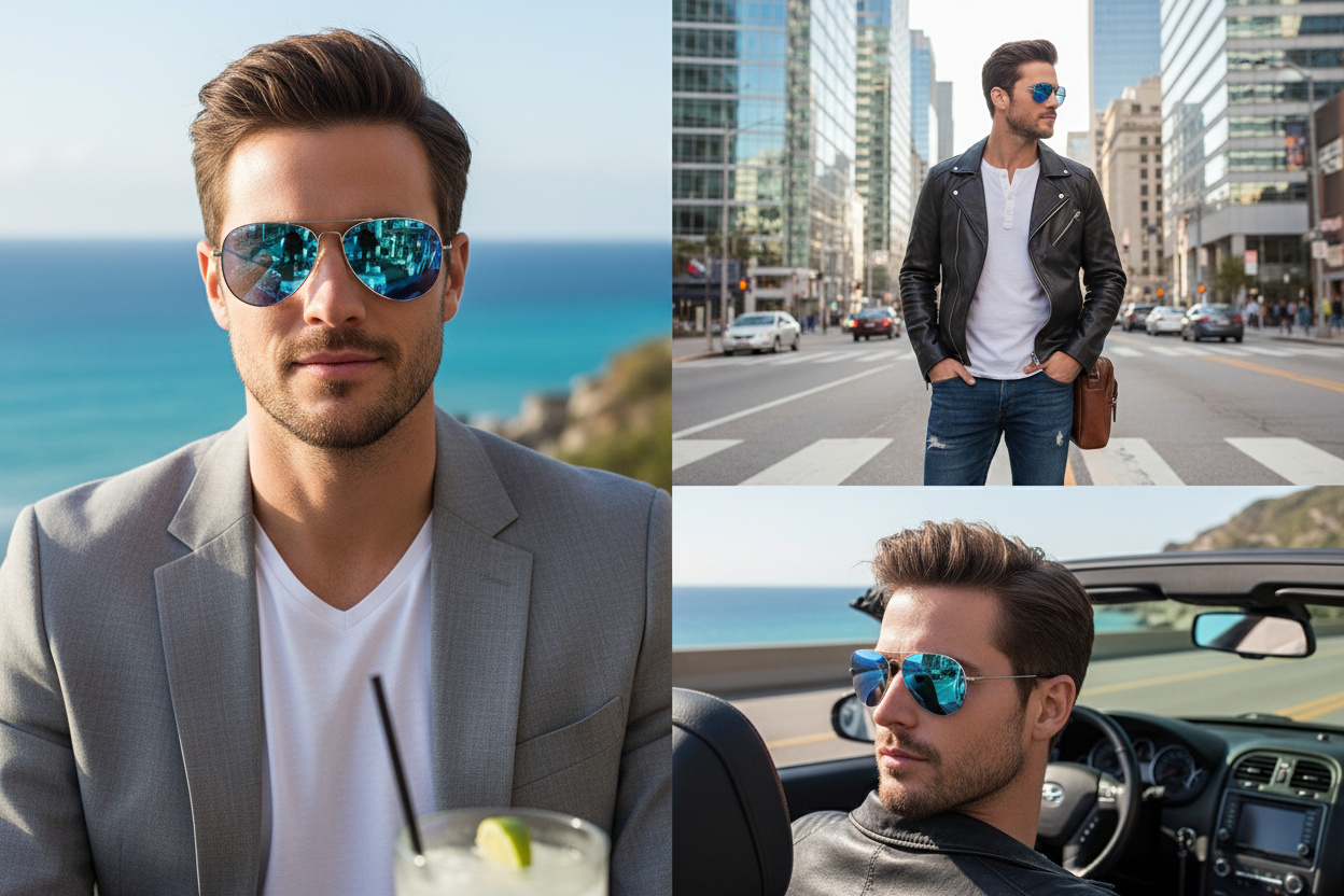 Vorderansicht Maui Jim Mavericks (B264-17)