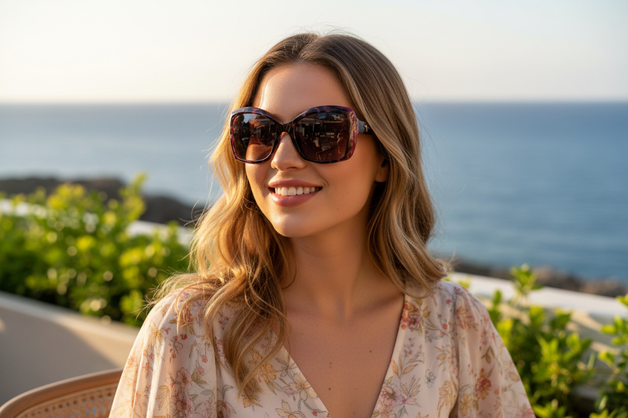 Vorderansicht Maui Jim Orchid (R735-12B)