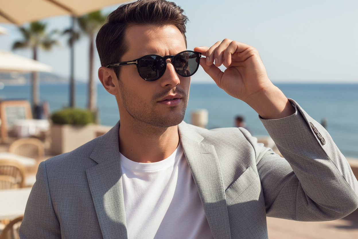 Vorderansicht Tom Ford IAN-02 (FT0591 - 01A)