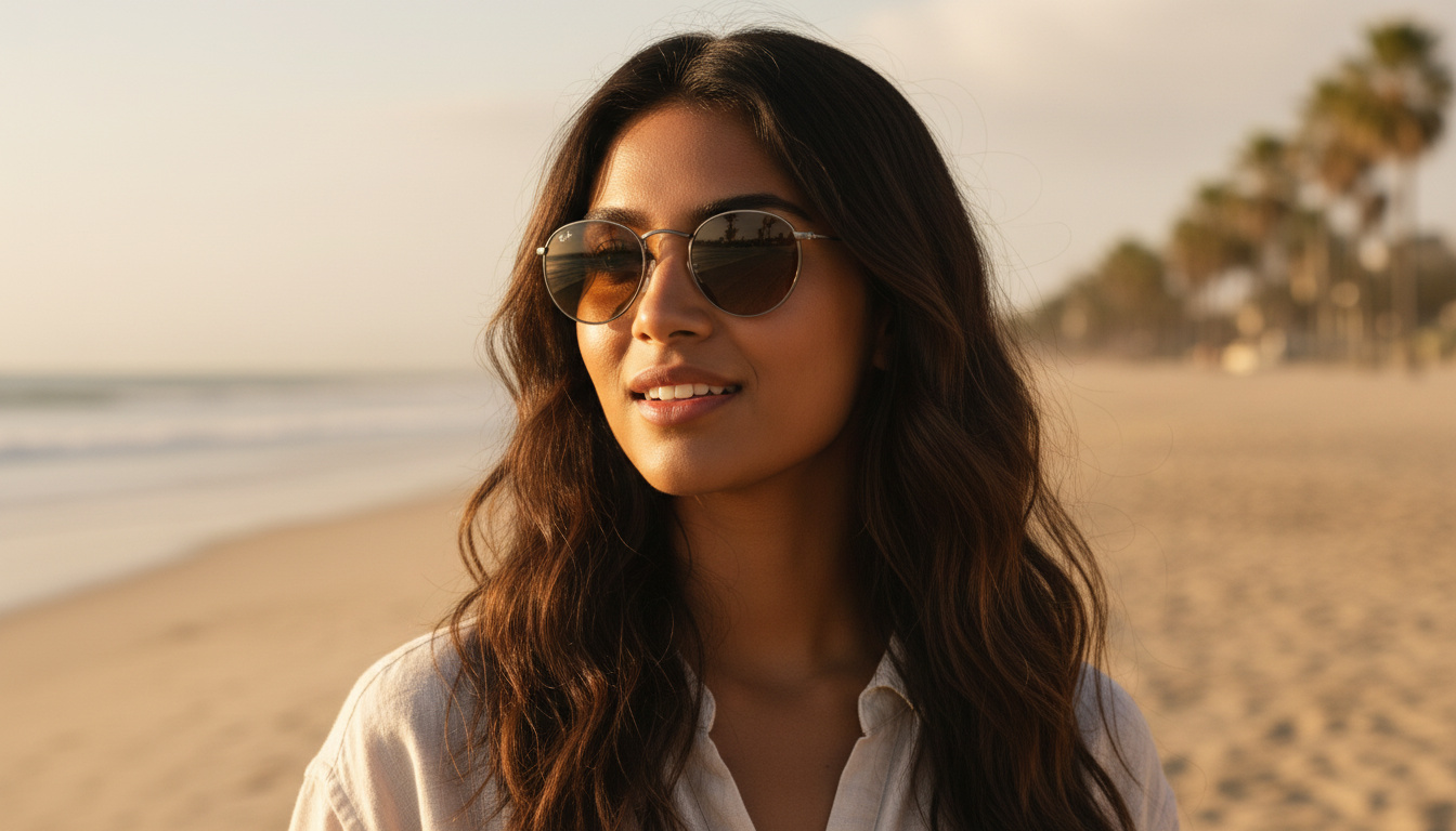 Vorderansicht Ray-Ban ROUND METAL (RB3447N - 004/51)