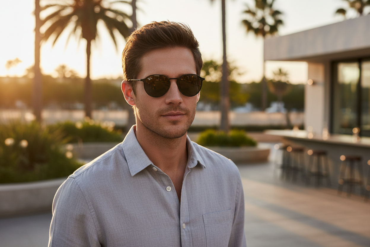 Vorderansicht Ray-Ban ROUND METAL (RB3447N - 002/71)