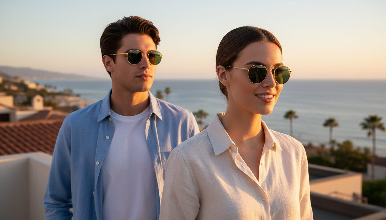 Vorderansicht Ray-Ban ROUND METAL (RB3447N - 001)