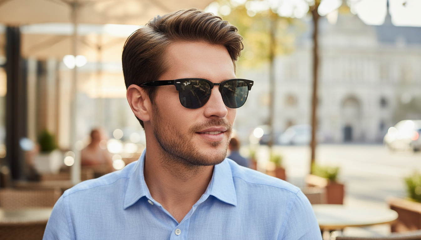 Vorderansicht Ray-Ban CLUBMASTER METAL (RB3716 - 186/R5)