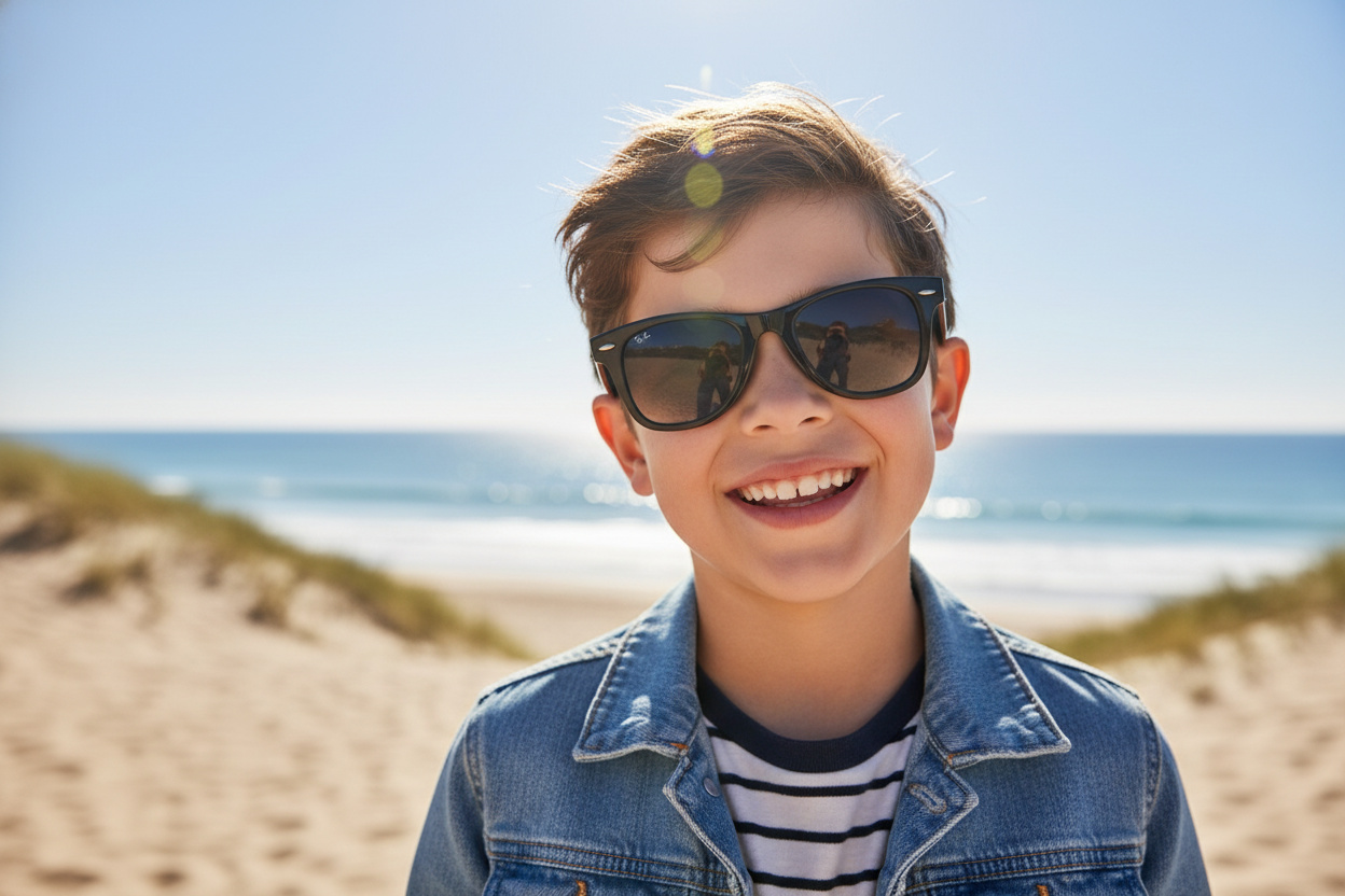 Vorderansicht Ray-Ban Kids JUNIOR WAYFARER (RJ9066S - 100/11)