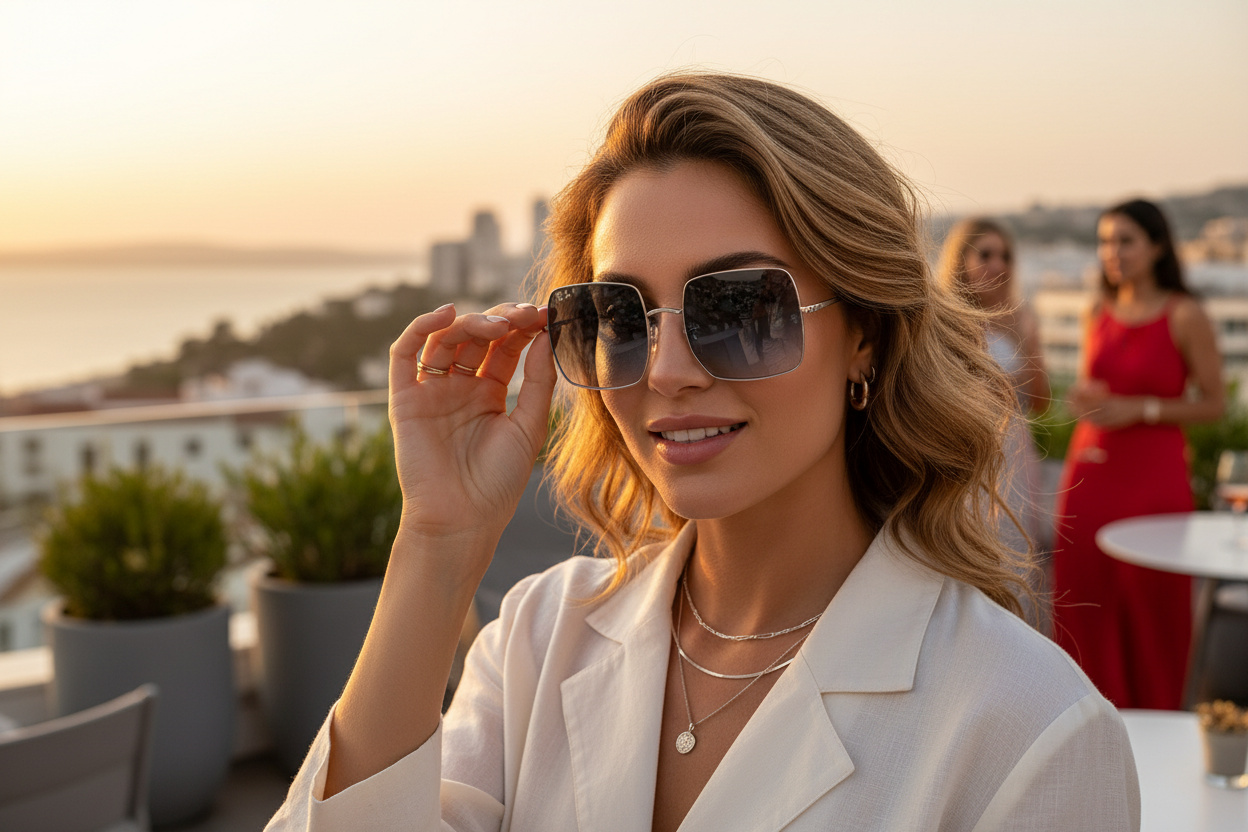 Vorderansicht Ray-Ban SQUARE (RB1971 - 91493F)