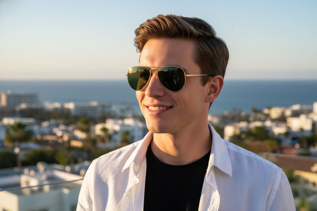 Vorderansicht Ray-Ban AVIATOR METAL II (RB3689 - 914731)