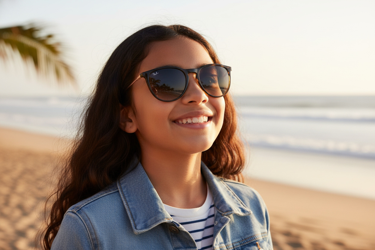 Vorderansicht Ray-Ban Kids JUNIOR ERIKA (RJ9060S - 704911)