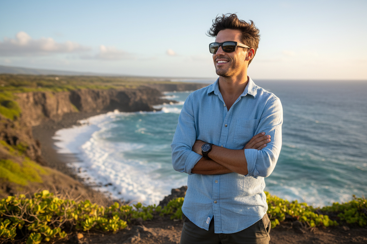 Vorderansicht Maui Jim Kanaio Coast (766-02MD)