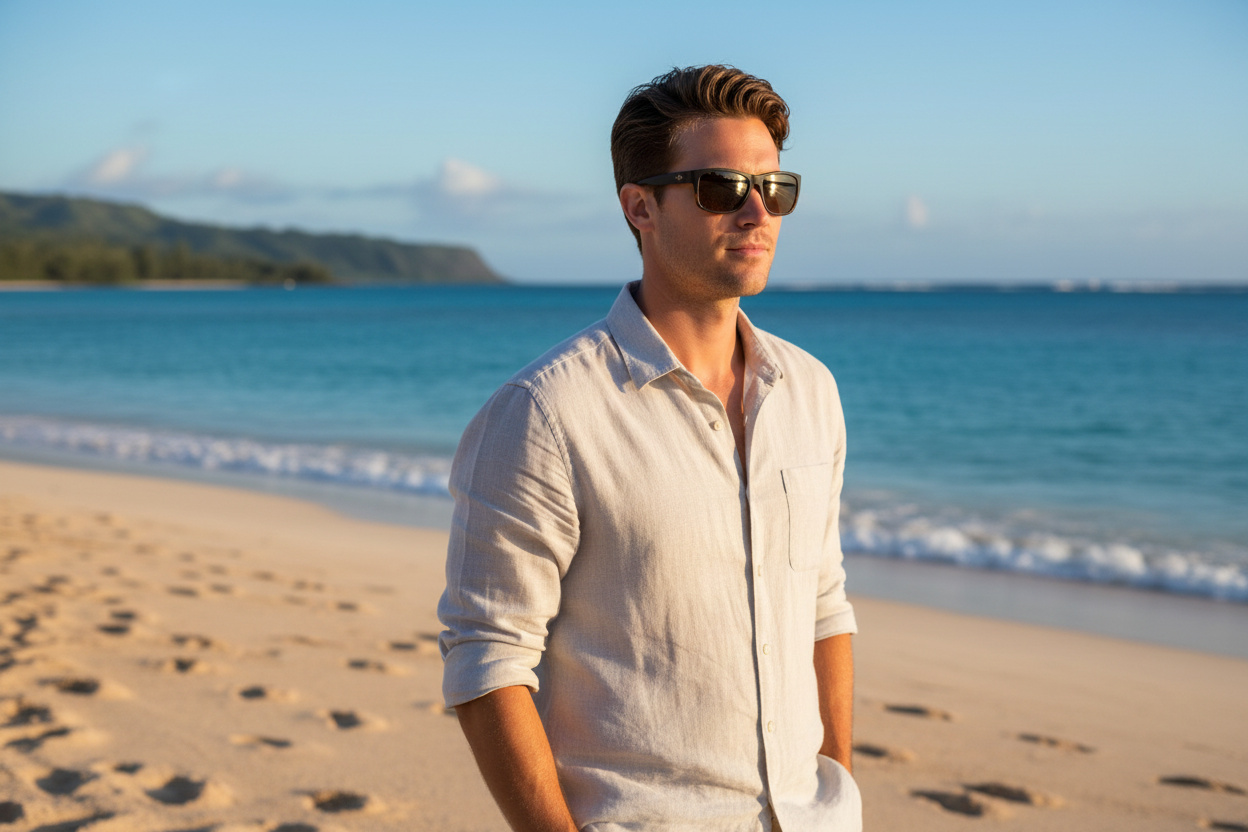 Vorderansicht Maui Jim Kanaio Coast (H766-10MF)