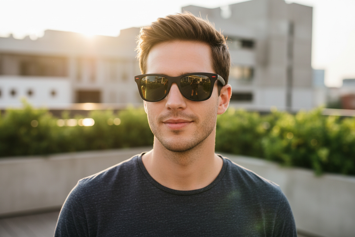 Vorderansicht Ray-Ban FERRARI (RB4195M - F60271)