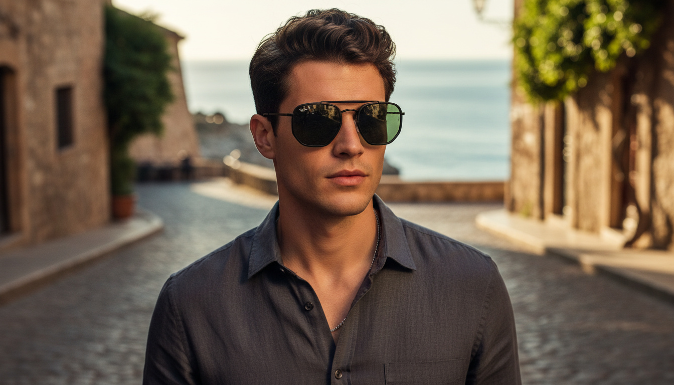 Vorderansicht Ray-Ban THE MARSHAL II (RB3648M - 002/58)