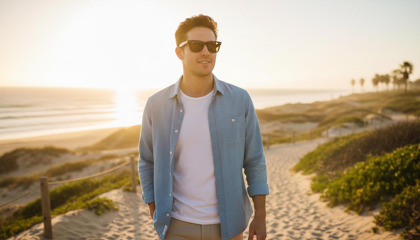 Vorderansicht Ray-Ban FOLDING WAYFARER (RB4105 - 601/58)