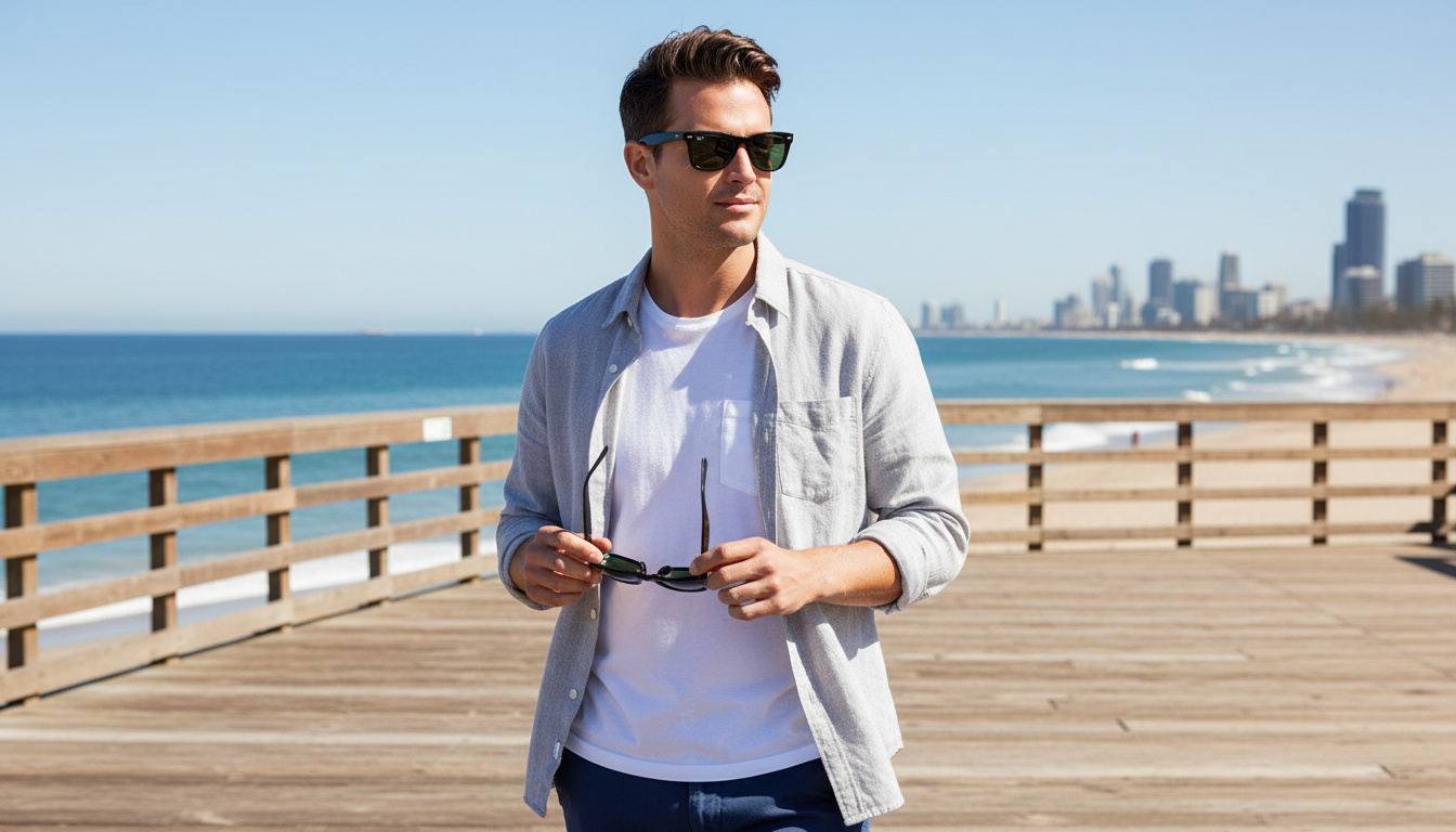 Vorderansicht Ray-Ban FOLDING WAYFARER (RB4105 - 601S)