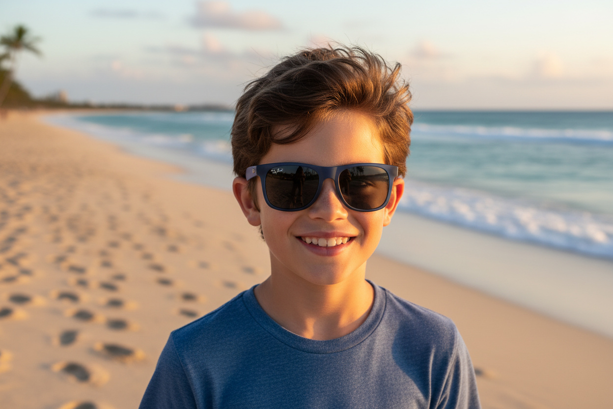 Vorderansicht Ray-Ban Kids JUNIOR JUSTIN (RJ9069S - 706080)