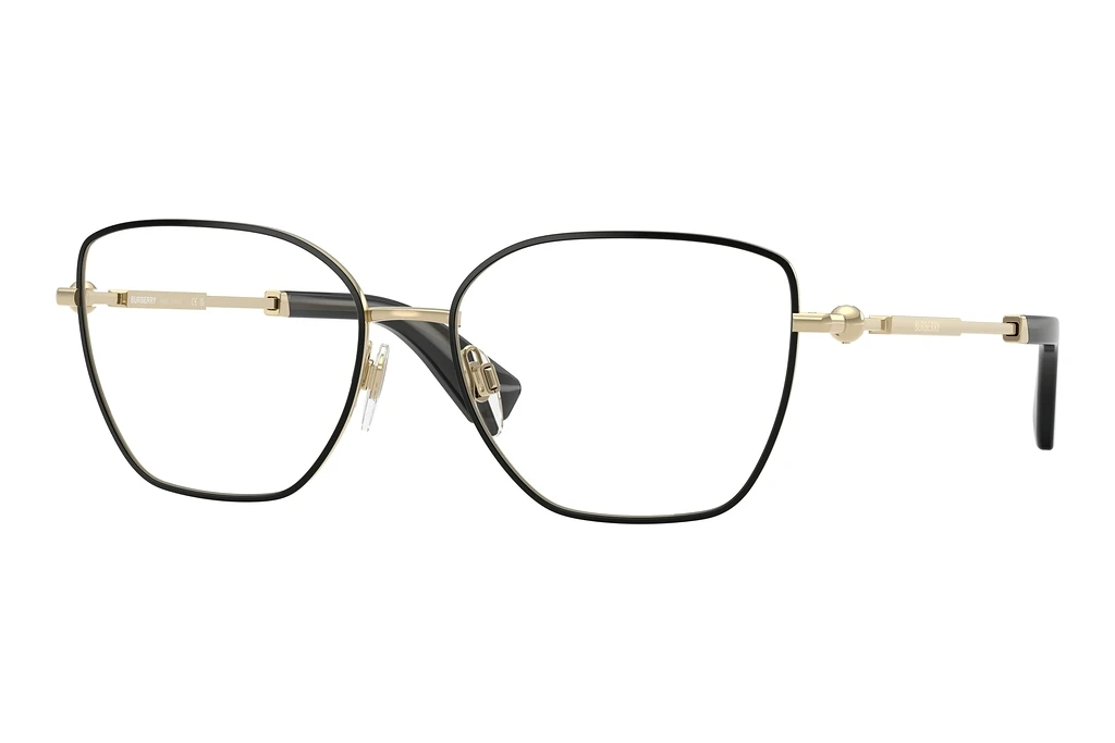 Burberry   BE1390 1326 Light Gold With Black Rim