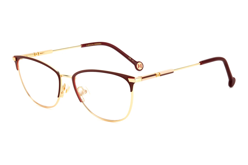 Carolina Herrera   HER 0161 NOA GOLD BURGUNDY