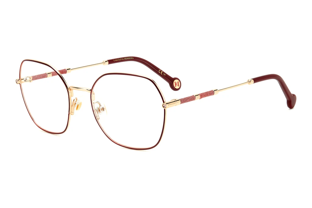 Carolina Herrera   HER 0173 NOA GOLD BURGUNDY