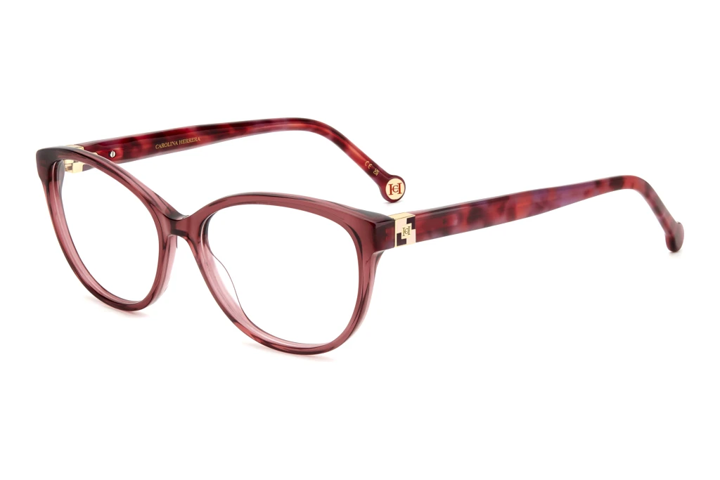 Carolina Herrera   HER 0240 82U BURGUNDY RED HAVANA