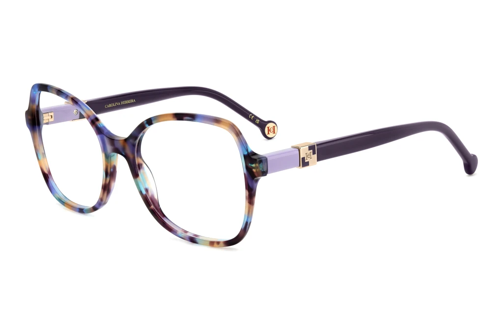 Carolina Herrera   HER 0275 0ZY BLUE VIOLET HAVANA