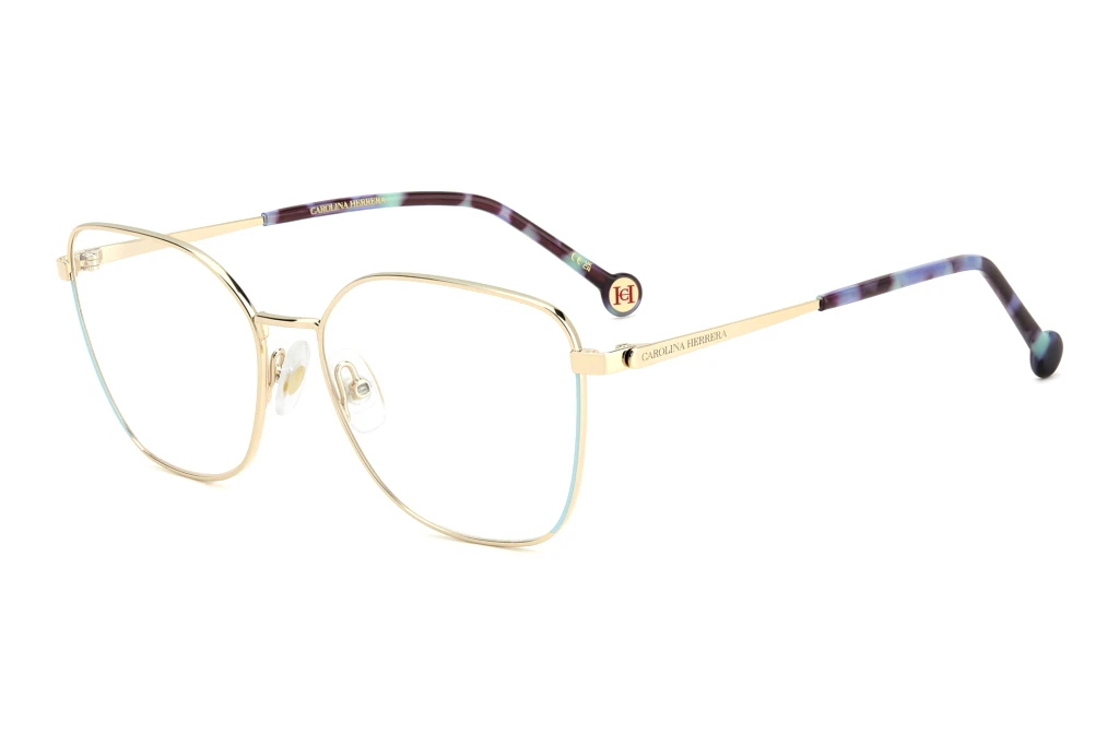 Carolina Herrera   HER 0295 YD2 GOLD TURQUOISE