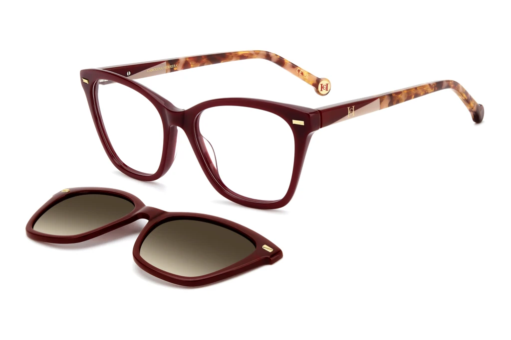 Carolina Herrera   HER 0334/C LHF BURGUNDY 2