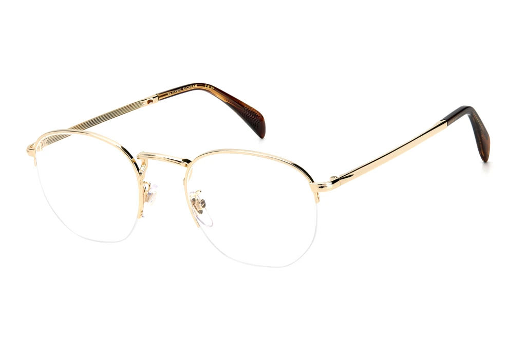 David Beckham   DB 1087 3CE GOLD STRIPED BROWN