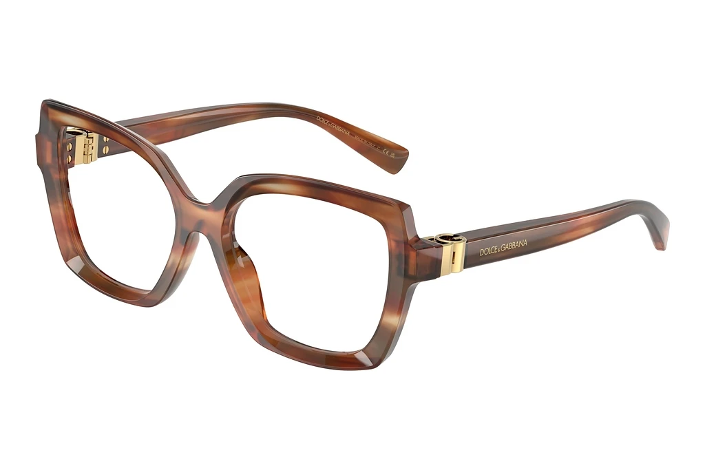 Dolce & Gabbana   DG3413 3221 Striped Brown
