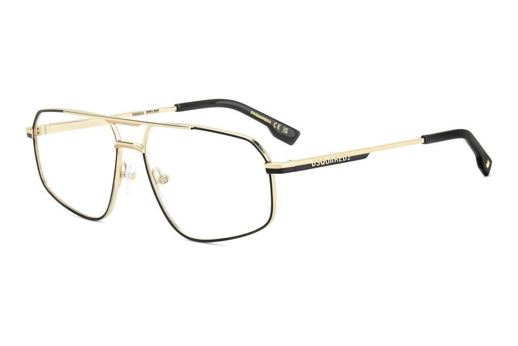 Dsquared2   D2 0176 I46 MATTE BLACK GOLD